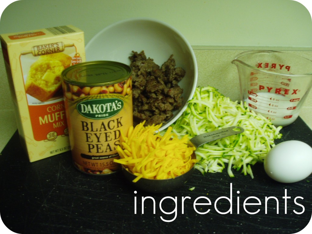 zucchini cornbread ingredients.jpg zucchini cornbread ingredients 1024x768 Zucchini Sausage Cornbread Guest Post